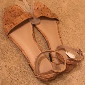 Ann Taylor Cork Sandals